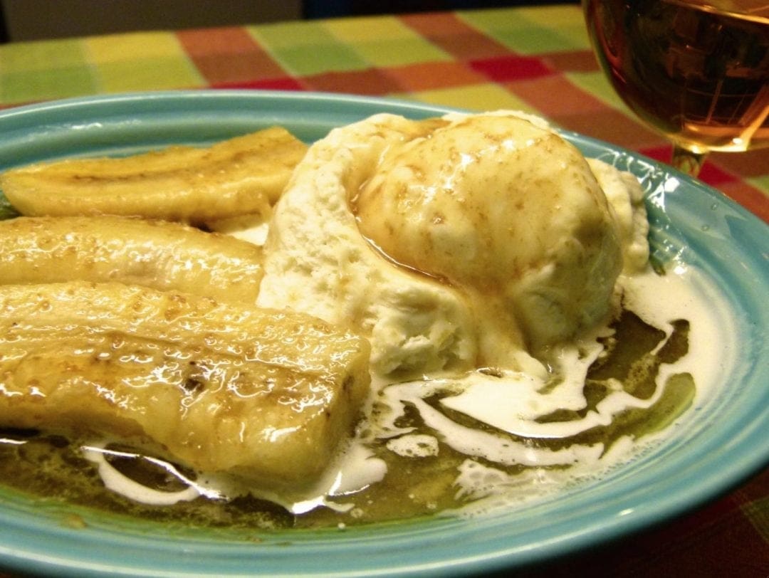 Butter-Rum Bananas (flameless bananas foster)