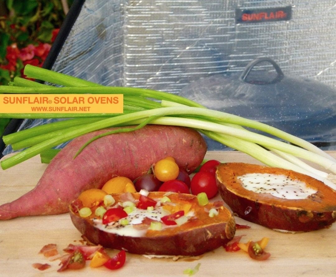Sweet Potato Egg Boats