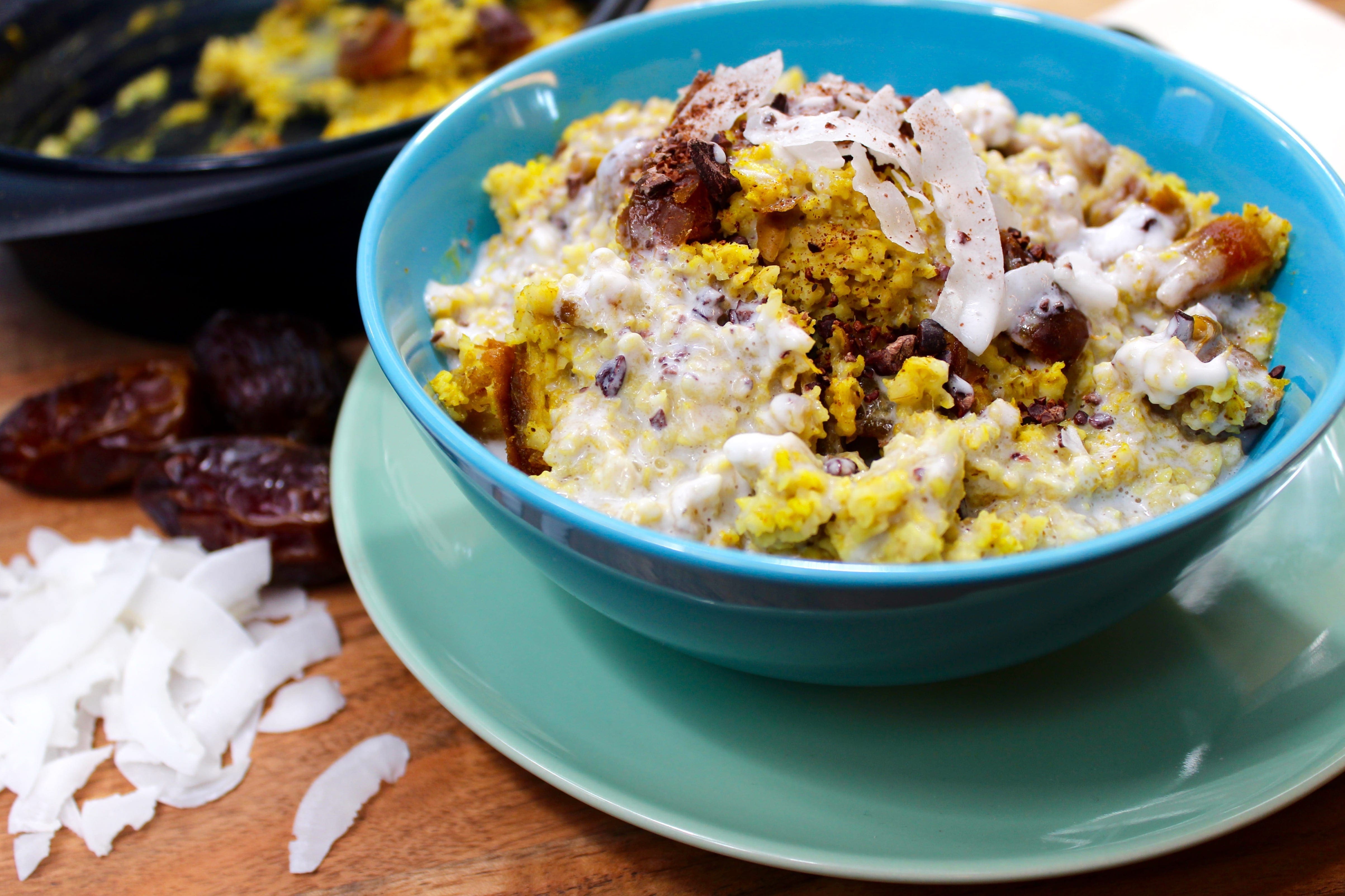 Turmeric, Ginger, Cinnamon, & Cardamom Oatmeal